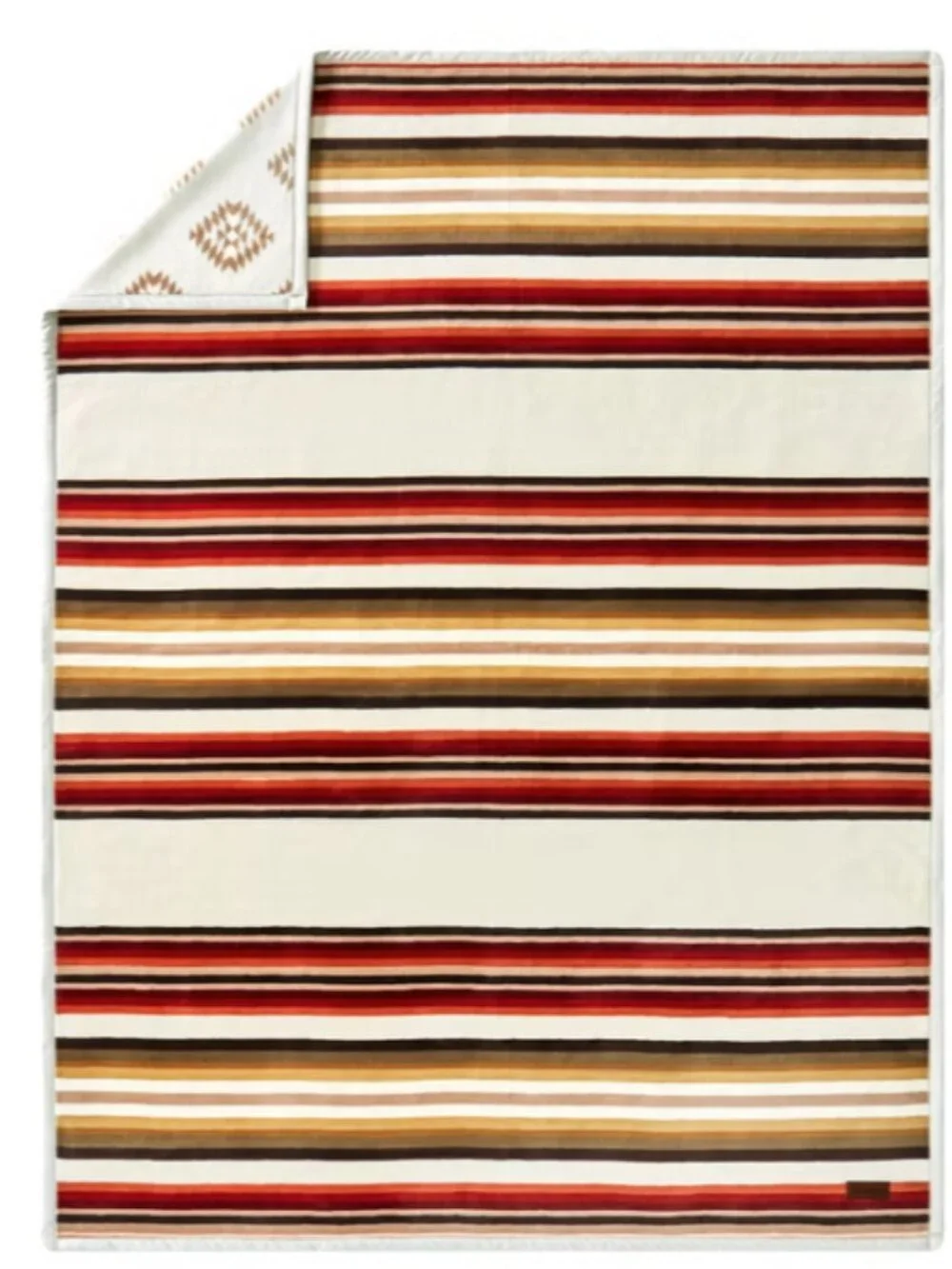 NEW Pendleton Reversible Soft Plush Throw 50X70 Woodland Stripe